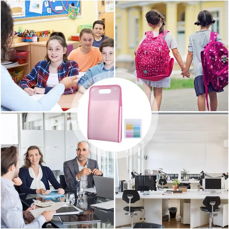 Expandable File Folder Organizer 13 Compartments Expanding Folder For A4 Documents Large Capacity Waterproof Document Case