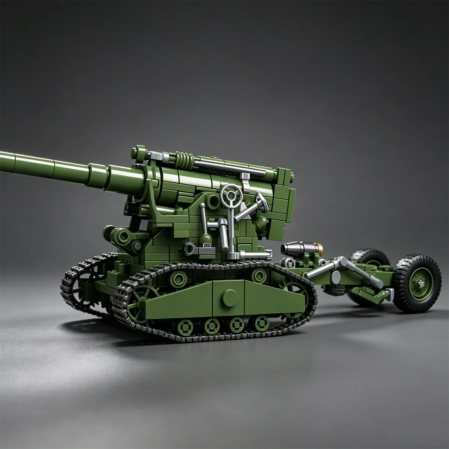 B-4 203mm Howitzer: 1931 “Stalin's Hammer” Legendary Heavy Artillery Buildable Model Kit with Articulated Figure—A Perfect Gift