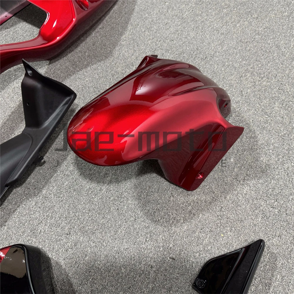 For CBR600 2001-2003 F4I 2001-2003 Motorcycle Bodywork Set High Quality Injection ABS Plastics Fairings Accessories Black Red B image 4