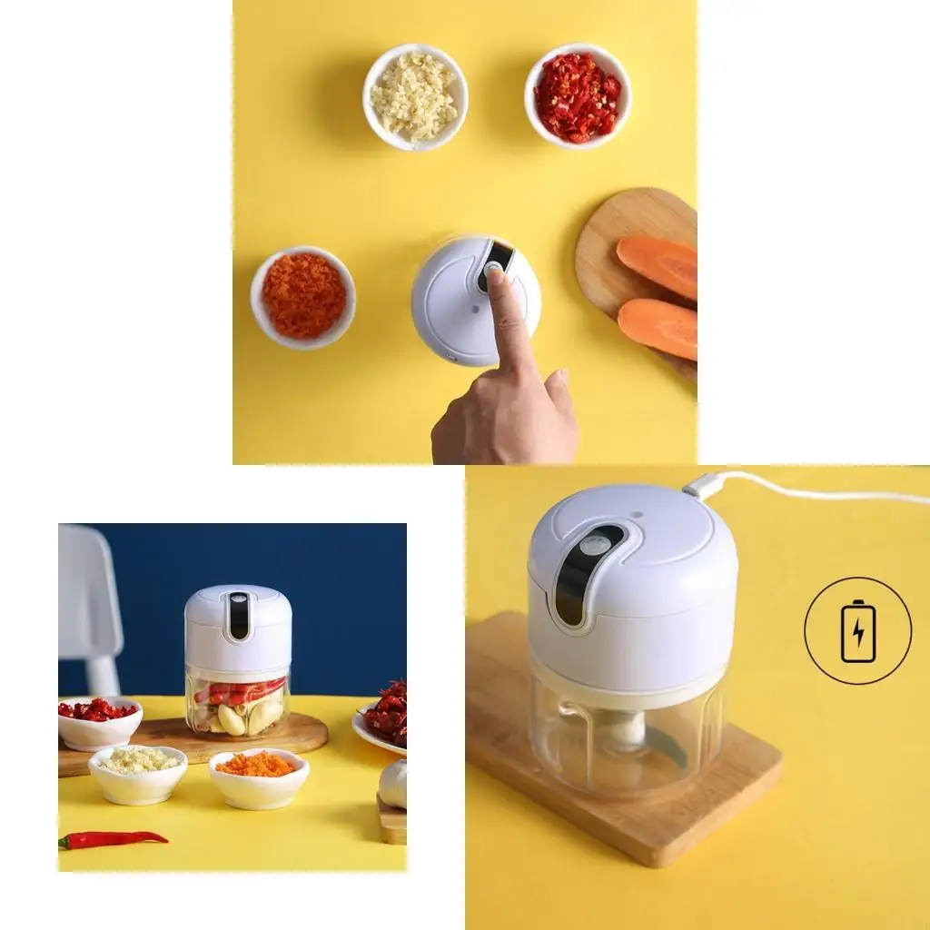 F92F Processor Portable Electric Vegetable Cutter Mini Slicer Grinder