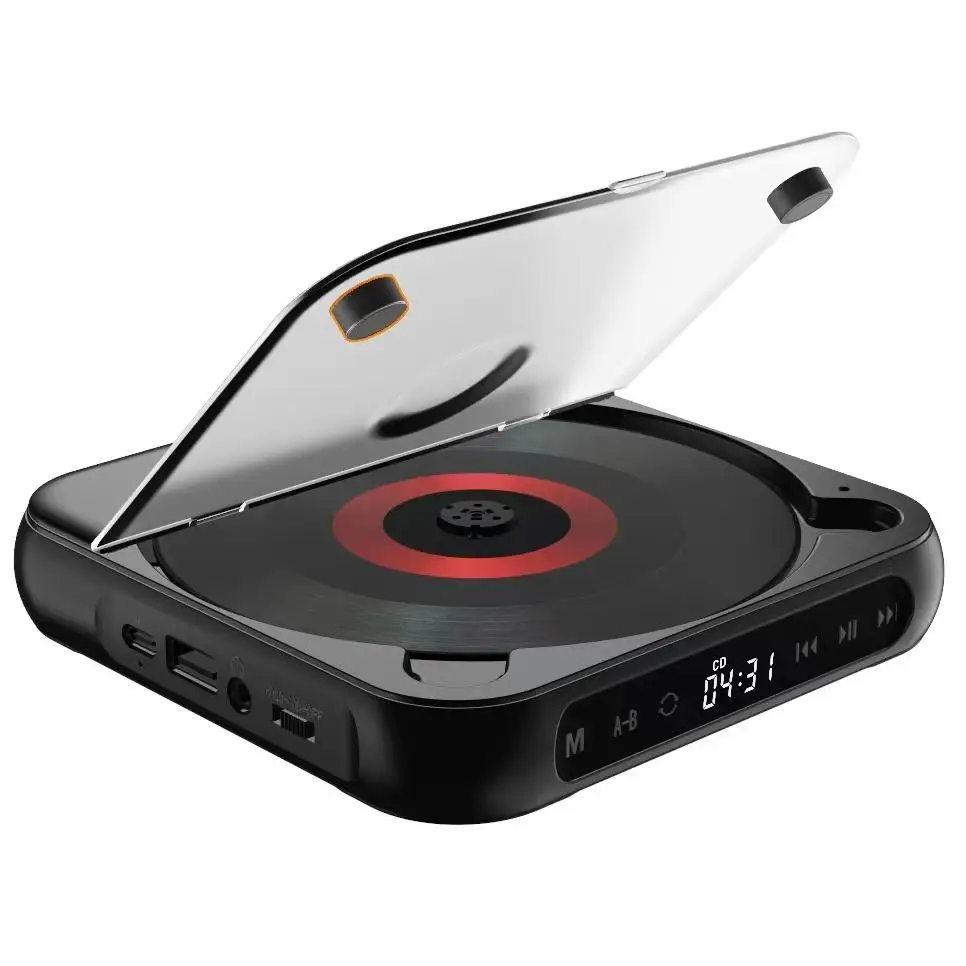 ポータブルCDプレーヤー Bluetooth機能付き KC918 ポータブルCDプレーヤー Bluetooth LEDスクリーン
