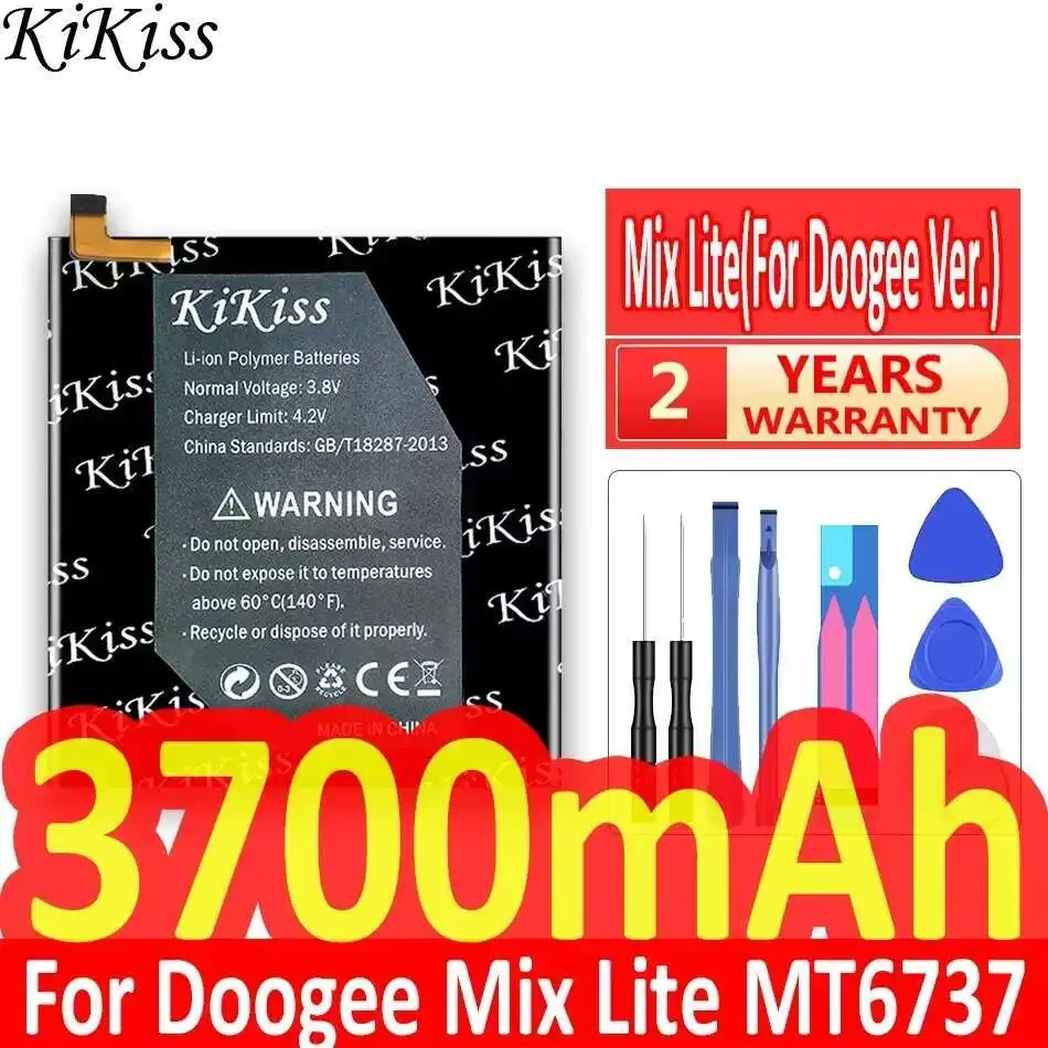 

For Doogee Mix Lite MT6737, Mix Lite(For doogee) 3700mAh Mobile Phone Battery
