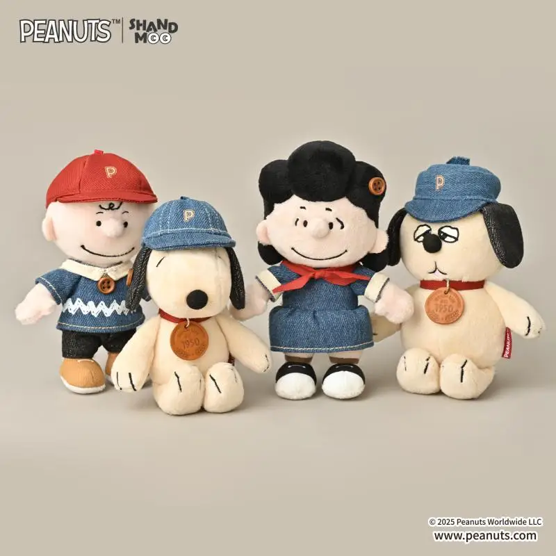 13Cm Plush Olaf Charlie Brown Authentic Pendant Couple Backpack Hanging Doll Belt Decoration Pendant Friend's Birthday Gift