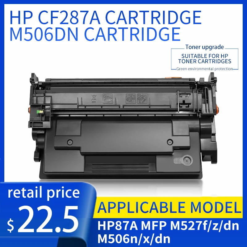 Imagem -01 - para Cartucho de Toner para hp Cf287a 287a Laserjet Enterprise M527c m 527 c M527z z M527dn Pro M501d 501 d M501dn