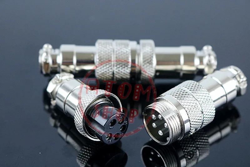 1set  Male&Female  GX16 GX16 2/3/4/5/6/7/8/9/10Pin 16mm Wire Panel Connector plug Circular Aviation Connector Socket Plug