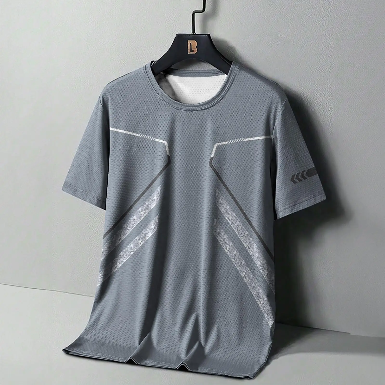 

Summer Men's T Shirt Street Sport Fitness Clothing Casual Short Sleeve Print Quick-drying Clothing Outdoor Sport moto T-Shirts