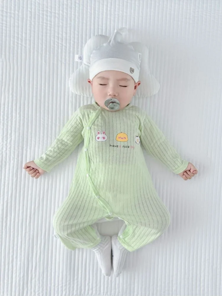 Primavera Autunno Baby Rer Sottile Lungo Sve Spwear ex Vestiti per neonati Pantaloni a gamba dritta Vita media Lunghezza lunga