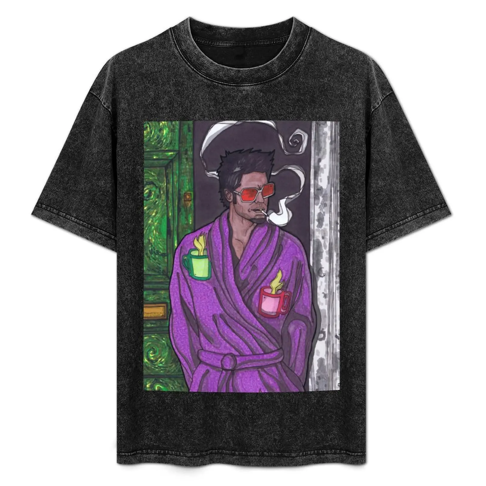 Tyler's Porch T-Shirt Simple Casual Short Sleeve Cotton T-Shirt