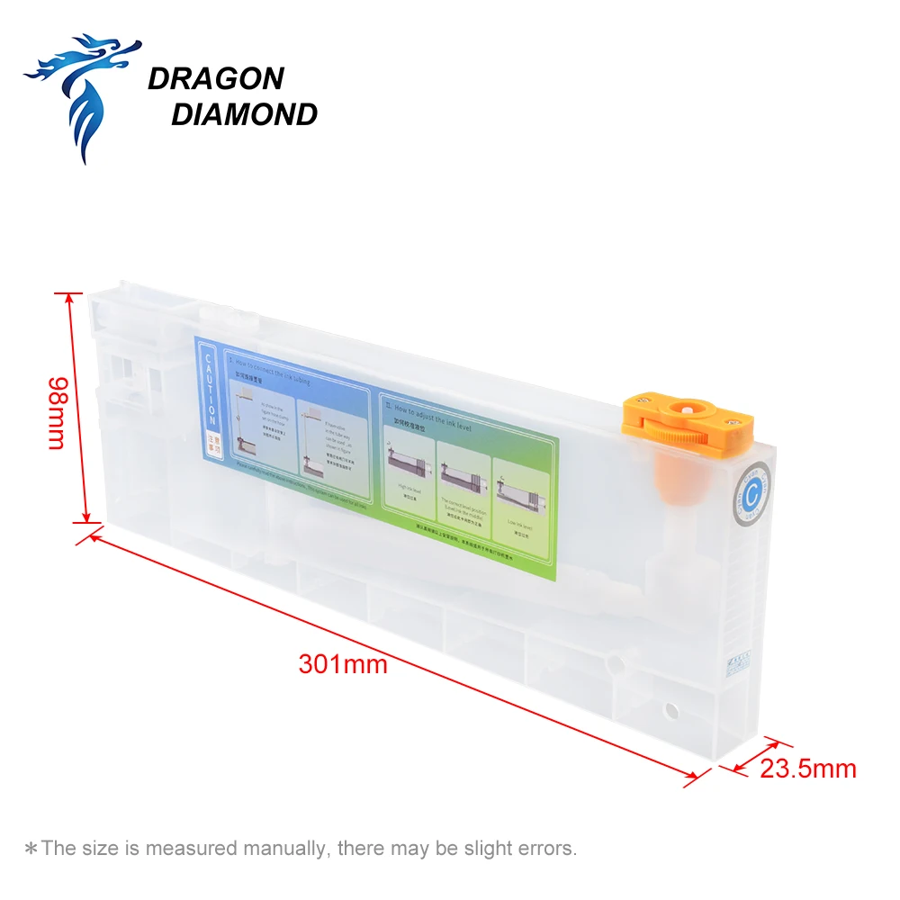 4pcs/lot 220ml Empty Refill Ink Cartridge for Roland Mimaki Mutoh With Two Hole Printer Bulk Continuous Ink Supply System