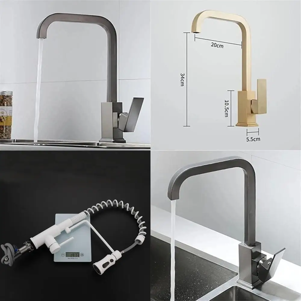 

Touch Activated Single Handle Kitchen Faucet for Home, Bar, and Commercial Use