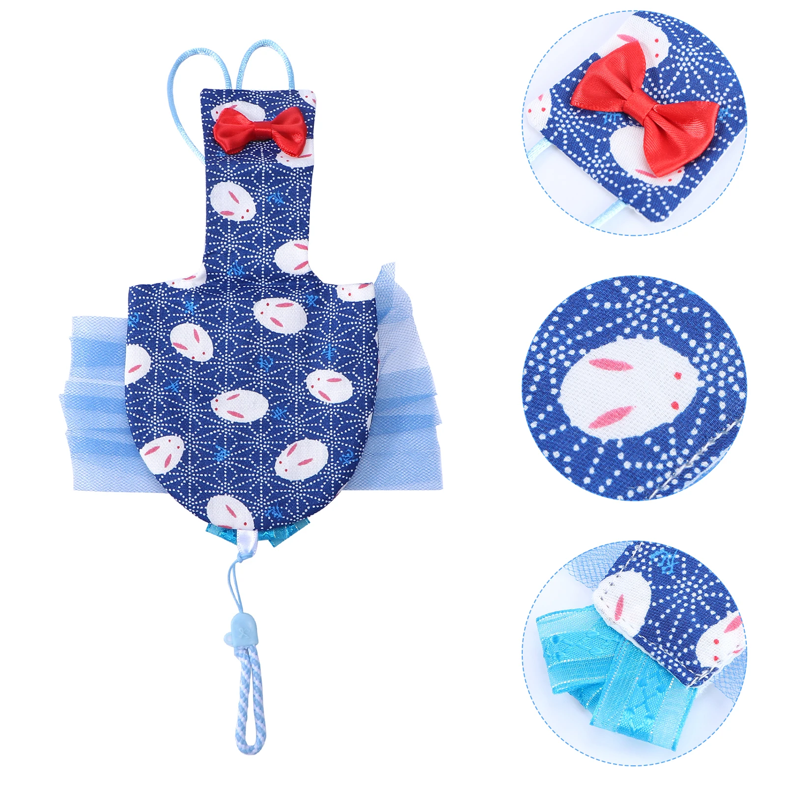 

Pet Clothes Diapers Flying Suit Bird Flight Birds Cosplay Parrot Blue for Pigeons Parakeet Costume