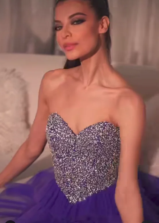 فساتين حفلات عربية سعودية وردية مثيرة حسب الطلب من الساتان فيستدو فورماليس أنيقة لون البطيخ فساتين حفلة ا