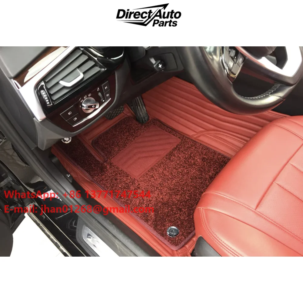 Custom XPE 7D Car Sound Deadening Mat Luxury Leather Car Floor Mats for  Porsche Cayenne