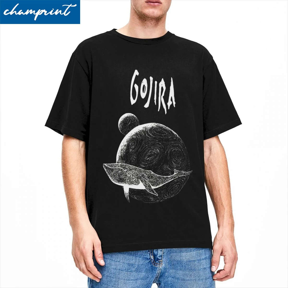 Men Women T-Shirts Gojiras Rock Metal Band Humor Cotton Tee Shirt Short Sleeve T Shirts Crewneck Clothing Unique