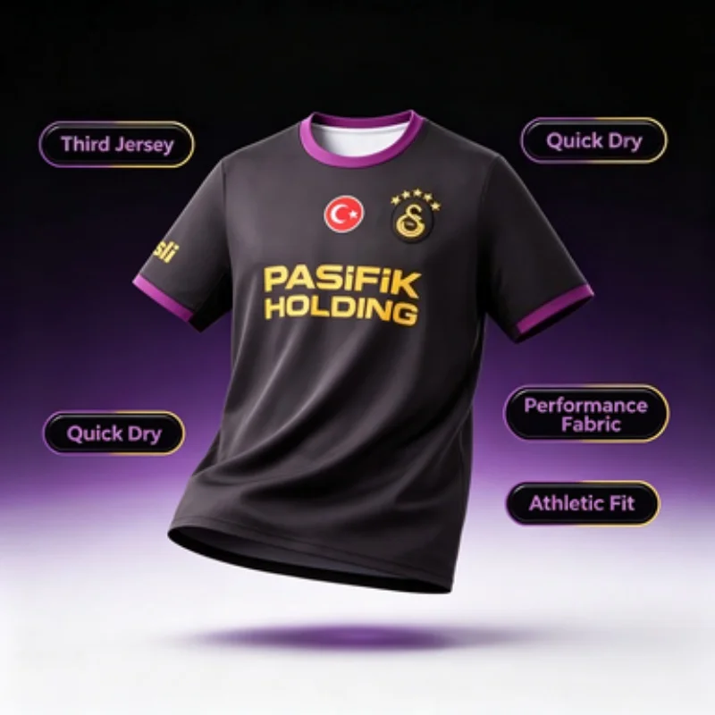 2026 Galatasaray Fan Style Football  Summer Sports Outdoors Breathable Quick Drying Streetwear 3D Print Parent-child Tee