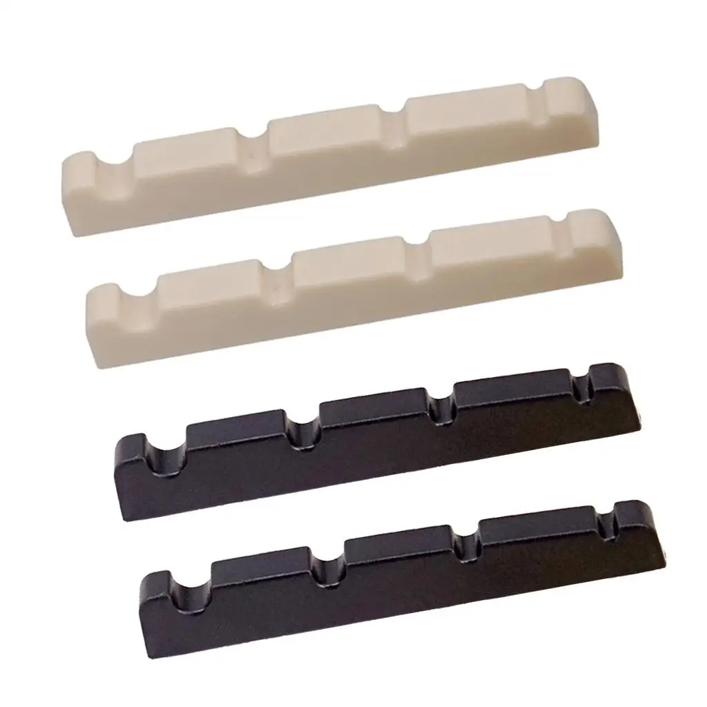 

Пластиковый слотированный нут для электрогитары, 4-струнный верхний нут, комплектующие для бас-гитар и музыкальных инструментов