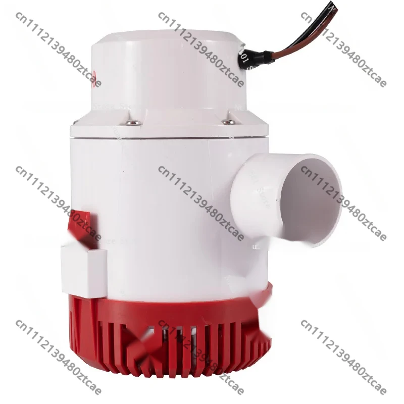 12V 24V DC Submersible Bilge Pump 4700GPH High Flow 6M Lift Water Transfer Pump for Marine Boat Agricultural Irrigation Use