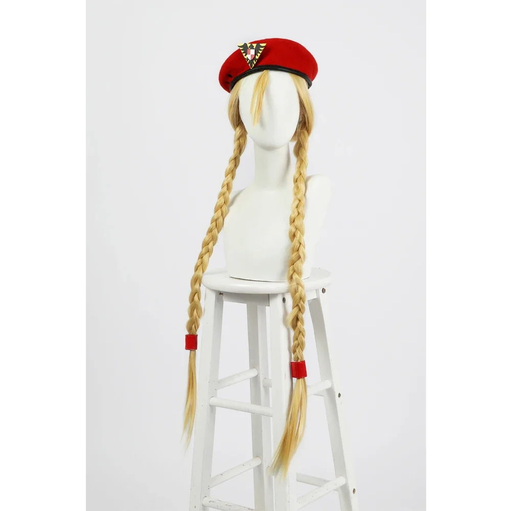 Super Sexy Cammy Cosplay Costume Street Fighter Sexy Green Bodysuit Leather Latex White Halloween Wig Carnival Stage Performance view 6