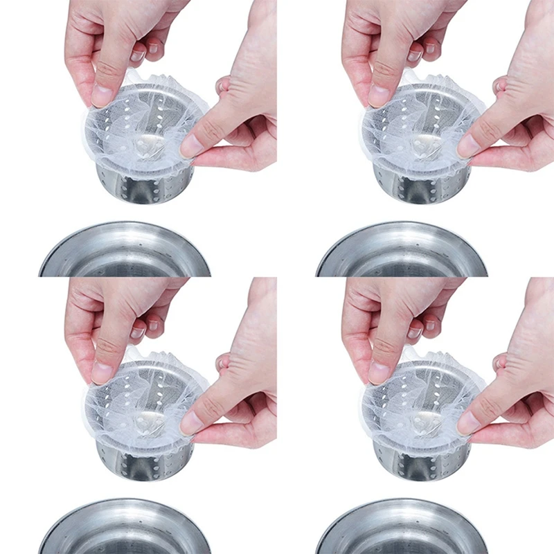 800 adet mutfak lavabo filtre çanak yıkama lavabosu drenaj kalıntısı filtre çöp torbası su kesme çanta mutfak duş zemin gideri