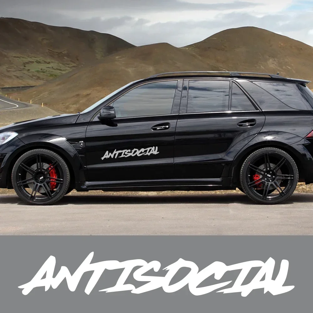 ملصق زجاج السيارة الأمامي المضاد للمجتمع التصميم الإبداعي نافذة الدراجة النارية ديكور الفينيل ملصق مضاد للمياه ملحقات ضبط السيارات #2