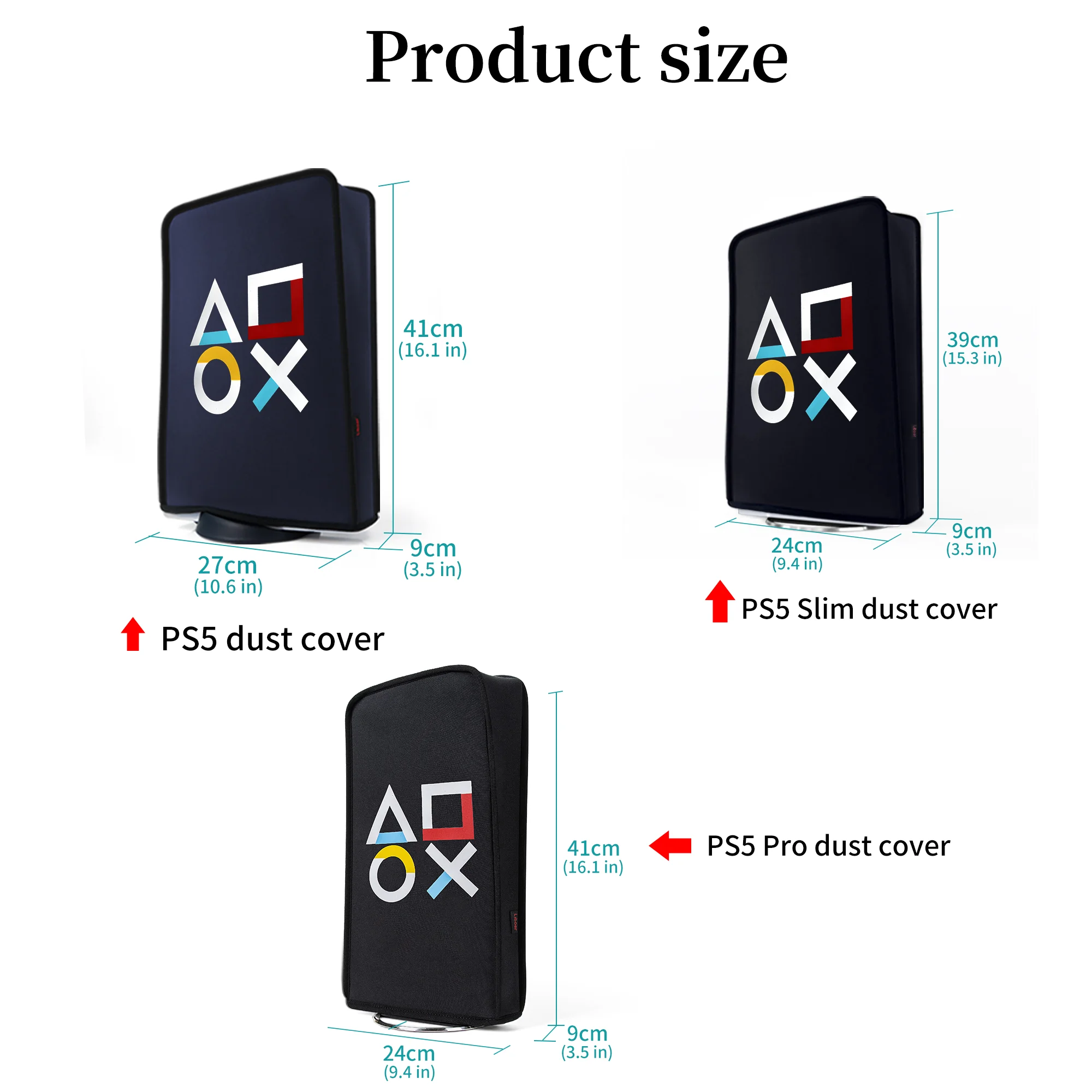 PS5 スリム/プロ/PS5 用ダストカバー ソフト柔軟な防水アンチスクラッチ洗えるプロテクター PS5 プロ/スリム/PS5 ダストカバースリーブ