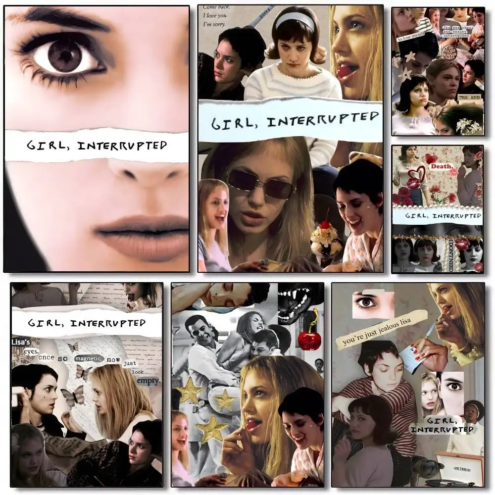 فتاة متقطعة الفيلم الملصقات الكلاسيكية خمر غرفة بار مقهى ديكور الشمال ديكور المنزل #1