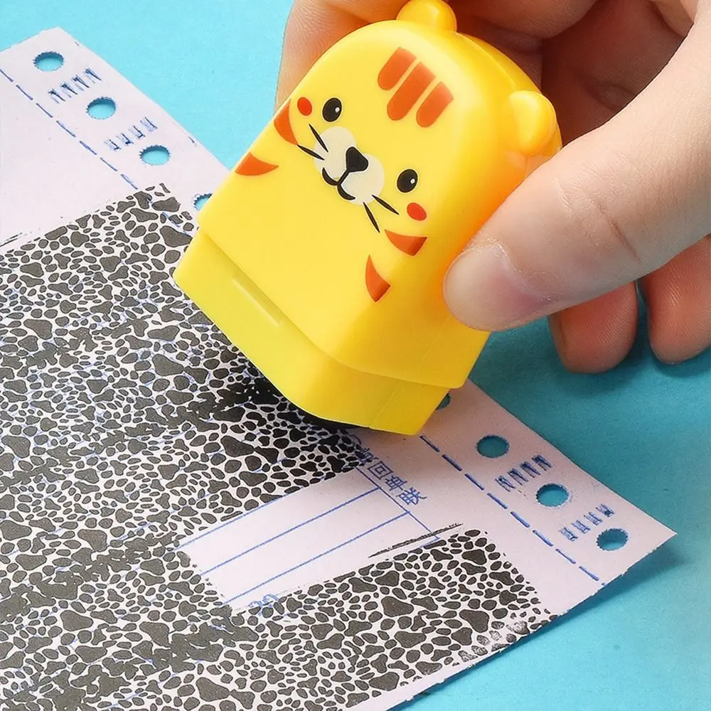 Express Bill Applicator Security Stamp Roller Express Unpacking Identity Protection Rolling Privacy Seal Animal Shape