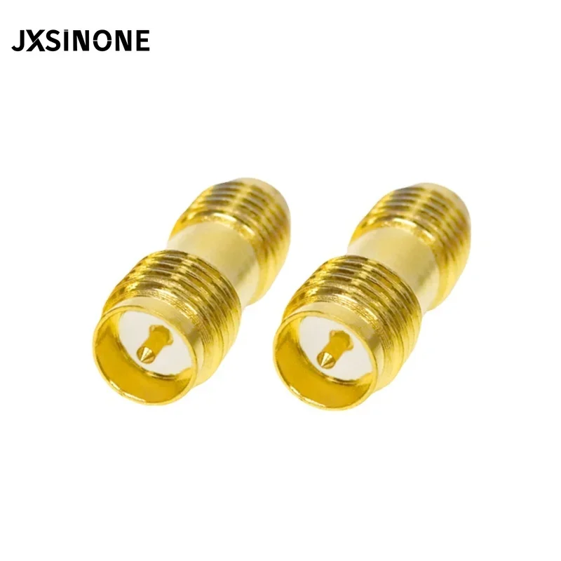 Imagem -06 - Jxsinone Adaptador Sma Adaptador rp Sma Fêmea Pino para Sma Fêmea Pino Conector Duplo Reto de Cobre Banhado a Ouro