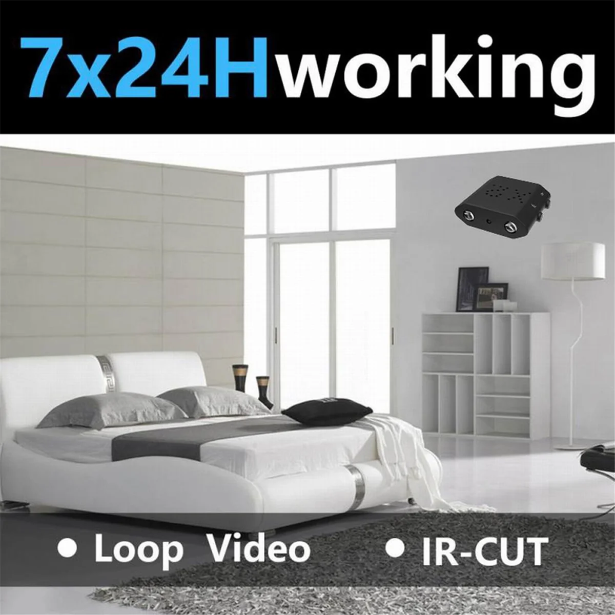 XFDZ 1080P HD Mini Camera Motion Detection DV Video Recorder IR-CUT Night Vision Small Camcorders Loop Recording Espiar Cam