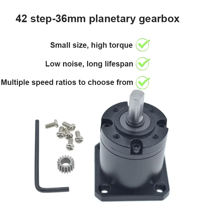 42mm Planetary Gear Reducer Input 5mm For Nema17 Stepper Motor 36MM Planetary Motor Reducer Gearbox