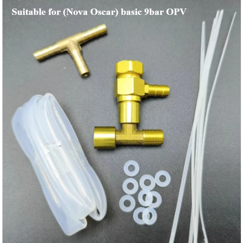 

Suitable for Nova-Oscar Coffee Machine Retrofit Set Adjustable Pressure Relief Valve G1/8 Quarter Wire Opening