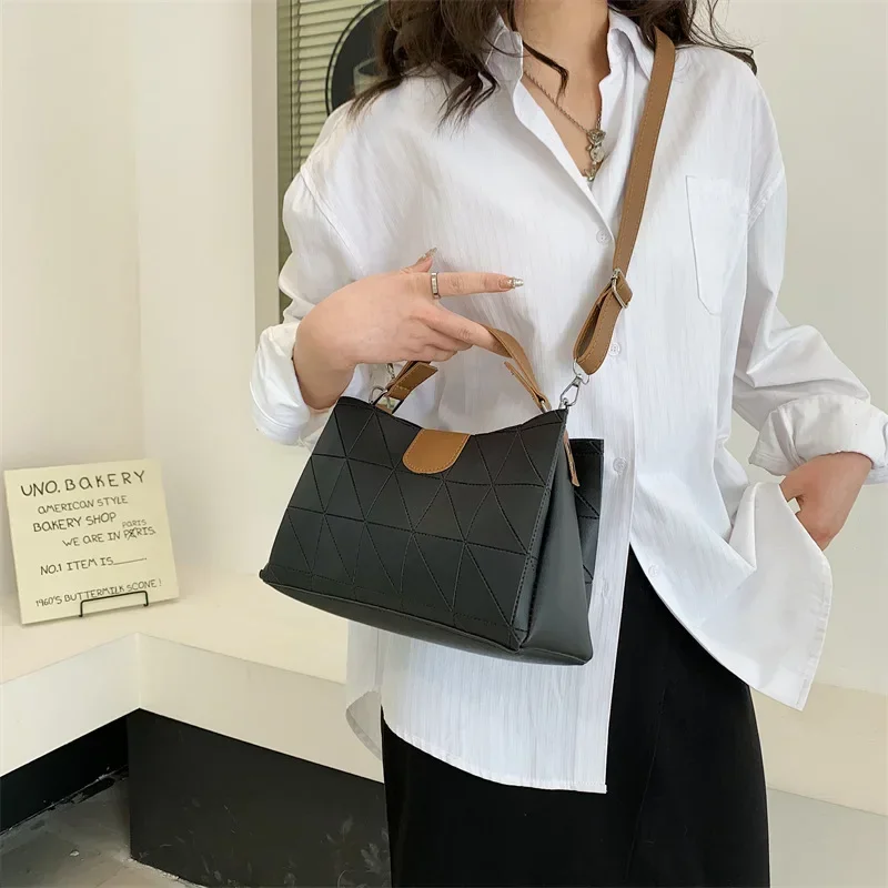 Nuevo Bolso de Hombro, bolsos de mano para mujer, bolsos de mano de piel auténtica suave de alta calidad 2025, bolso de mano para mujer, bandolera