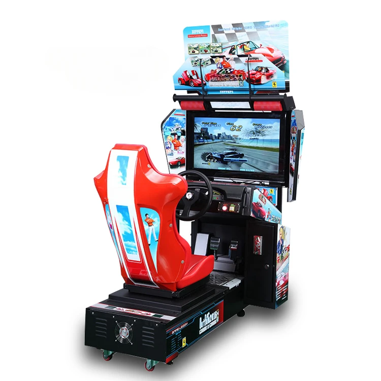 Ride On Car Amusement Park Products Arcade Game Console Machine Sim Car Racing Simulator