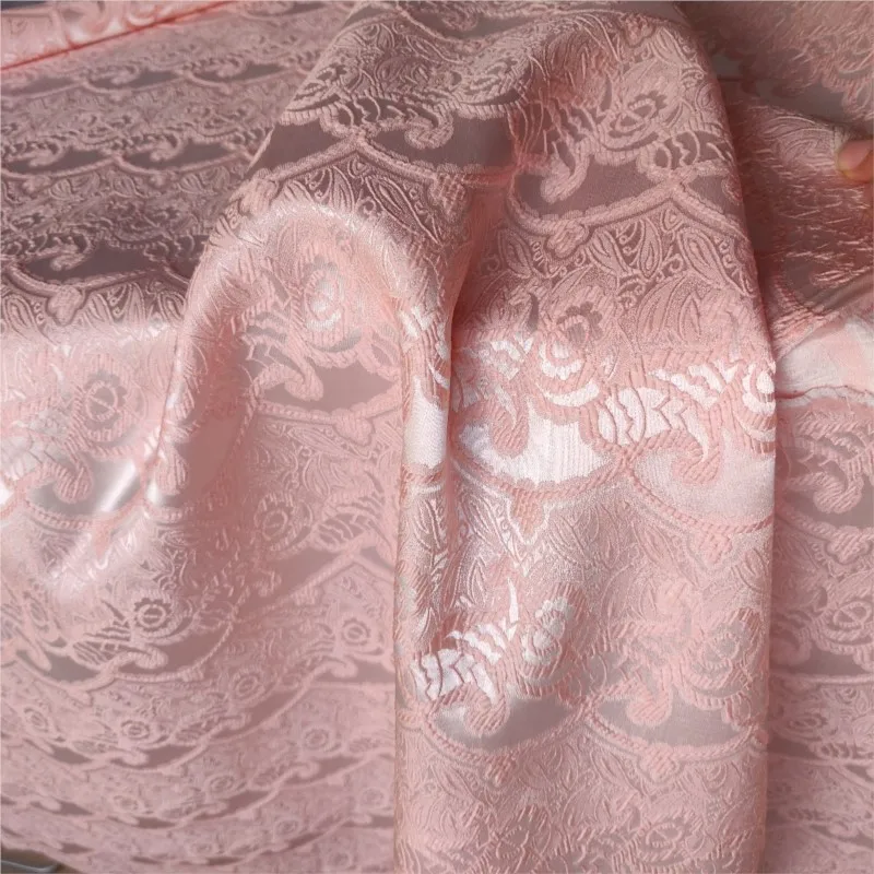Textured lace-patterned jacquard fabric for women Paisley dresses and shorts