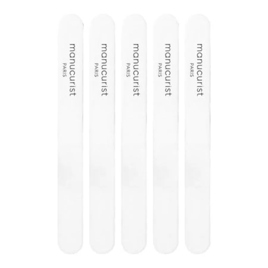 

5 Pack Nail Files Professional - Emery Boards for Nails - Double Sided 100/180 - Reusable Nail File Set - Finger Nail Files for