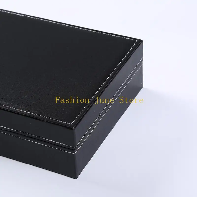 

N5KA переносной органайзер для часов из искусственной кожи, ювелирных изделий, серег, колец, ожерелья, ящик для хранения, для