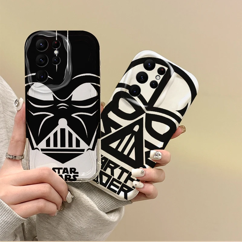 Cool S-Stars W-Wars Darth Vader Phone Case For Samsung Galaxy S25 S24 S23 S22 Ultra Plus S24 FE A73 A72 A55 A54 Shockproof Cover