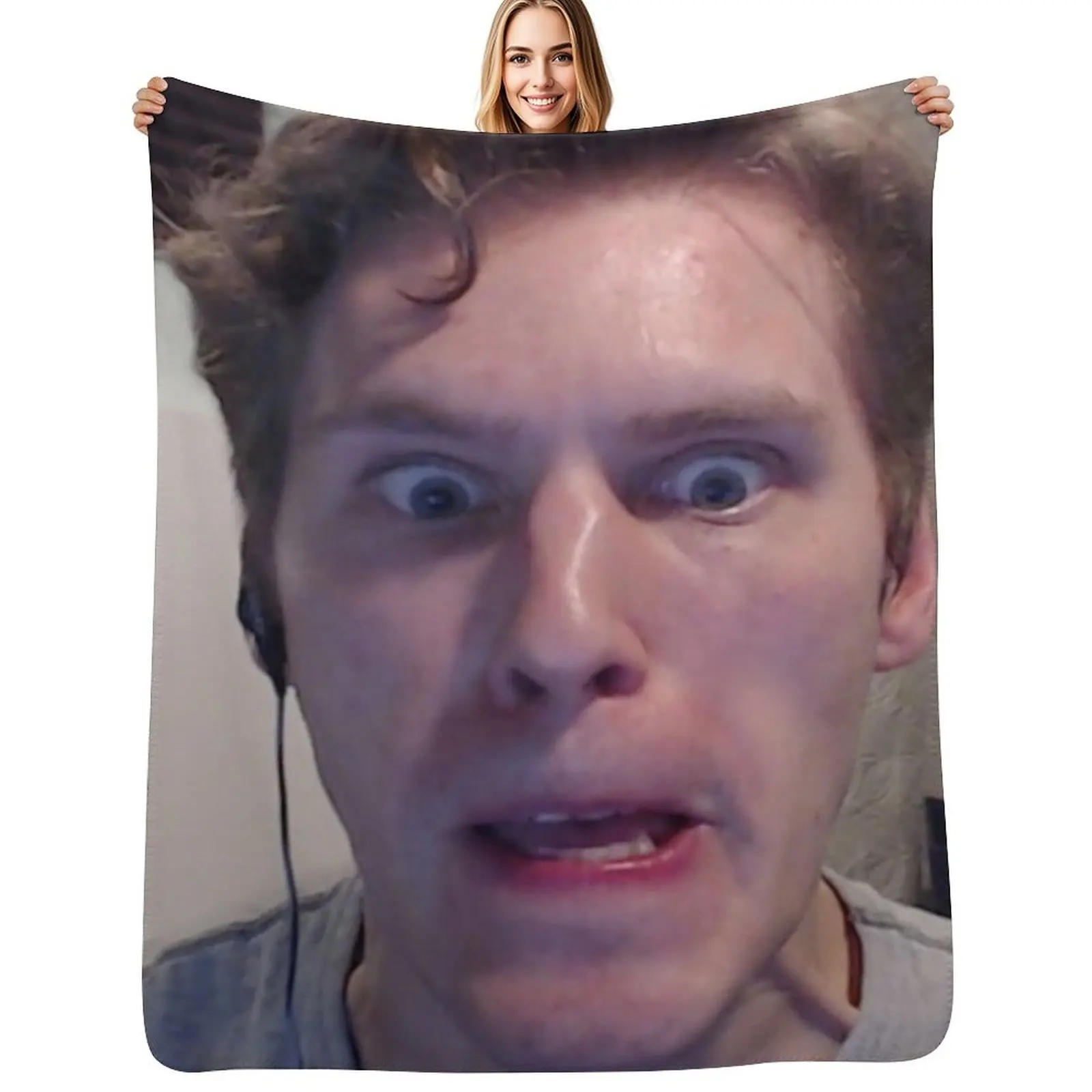 

jerma985 Throw Blanket for sofa Decorative Sofa Kid'S Thermal Blankets