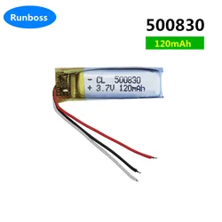 Battery for Sennheiser CX 350BT,CX Sport,CX 6.00BT,CX 150BT Headset New Li-Polymer Rechargeable Pack 3.7V 120mAh AHB480832PLT
