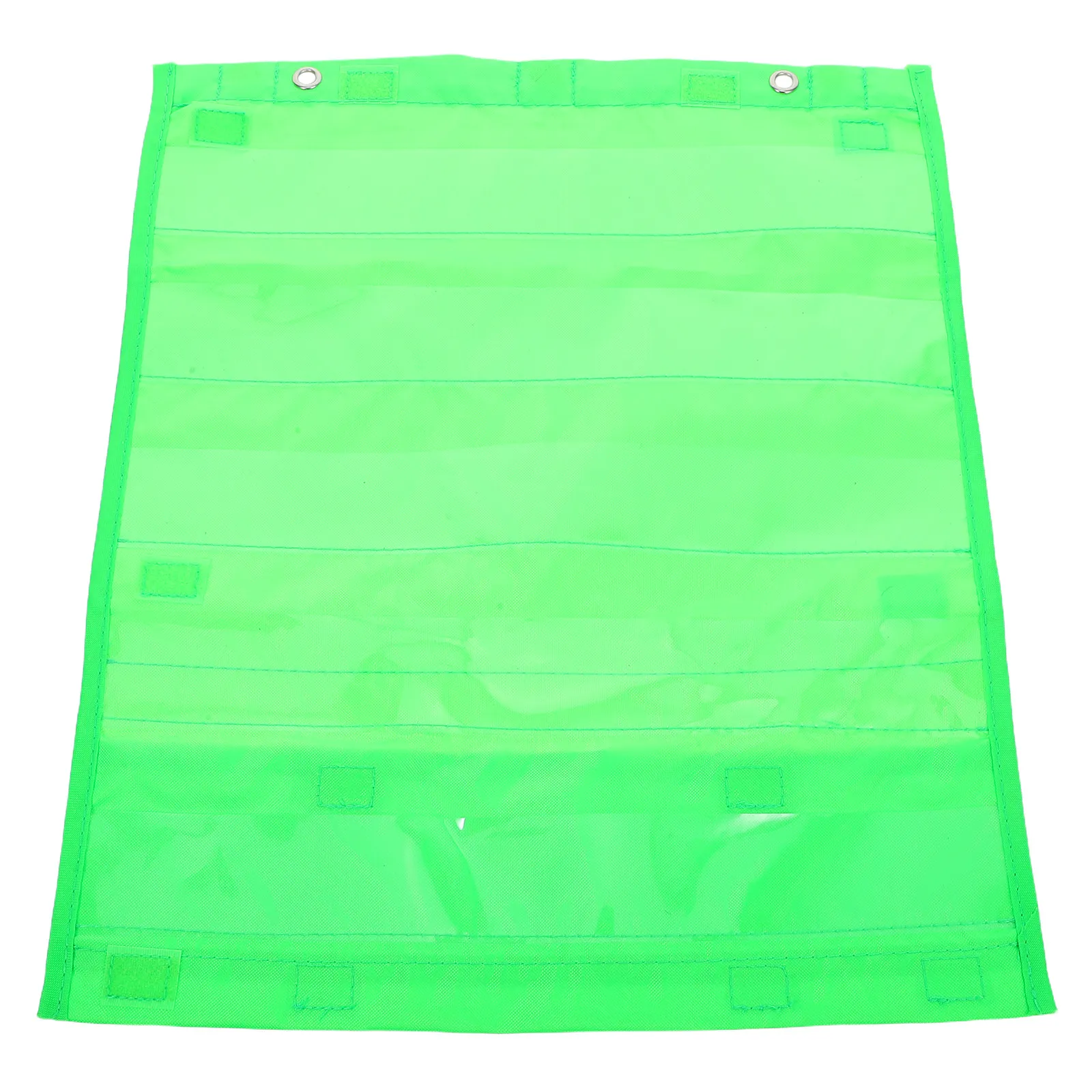 Wall-Mounted Clear Storage Bag for Classroom Organization Transparent Pocket Chart for Cards Files Schedules Visual Learning