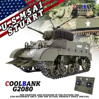 1:16 Coolbank/Td Rc Tank USA Stuart Tank M5A1 light Tank Remote Control Ifv Simulation Battle Tank Electric Toy Gifts