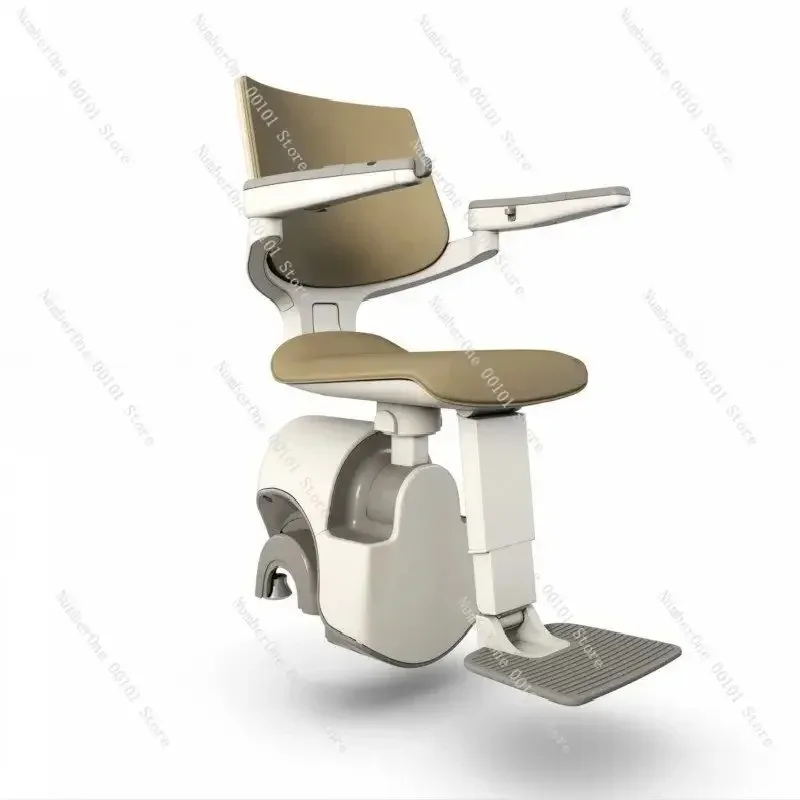 Straight & Curved Stair Lift Chair Electric Climbing Machine for Villa Corridor, Elderly Up‑Down Stair Seat Elevator