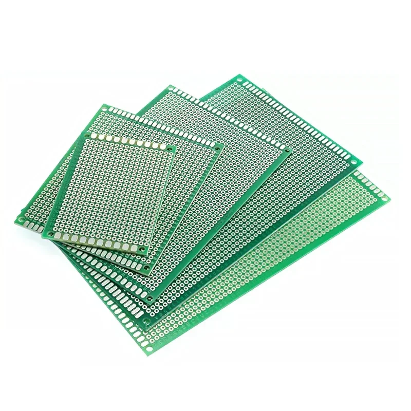 Placa de circuito impreso Universal para Arduino, prototipo de doble cara, 2x8, 3x7, 4x6, 5x7, 6x8, 7x9, 8x12, 9x15 cm