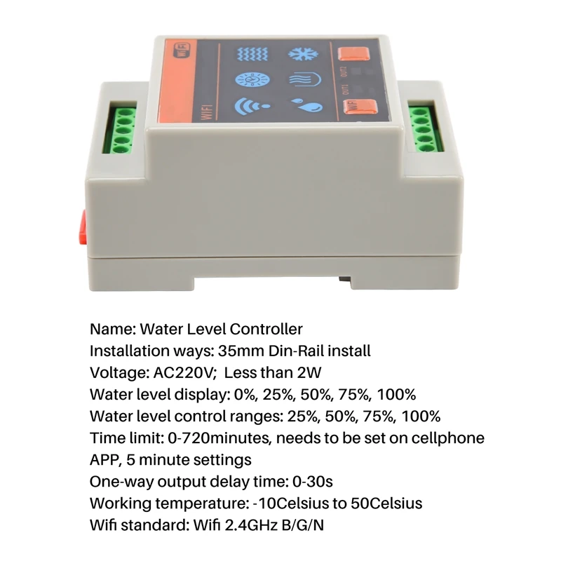 Tuya-controlador de nivel de agua Wifi para el hogar, dispositivo de alarma de nivel de agua, sistema de detección de flujos de natación