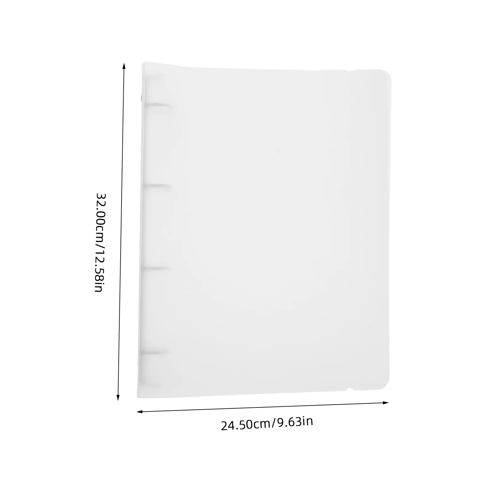 Matte Finish A4 Binder Folder Pp File Organizer With Steel Clip Elastic Band For Office School Use Expandable Folders For