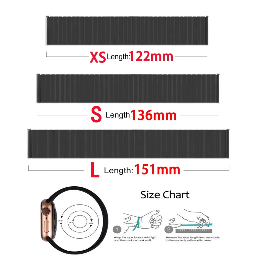 Paslanmaz Çelik Elastik Streç Kayış saat kayışı Metal Genişleme Bileklik 14/16/18/20mm 22mm Huawei İzle Gt2/Gt3 Bilezik