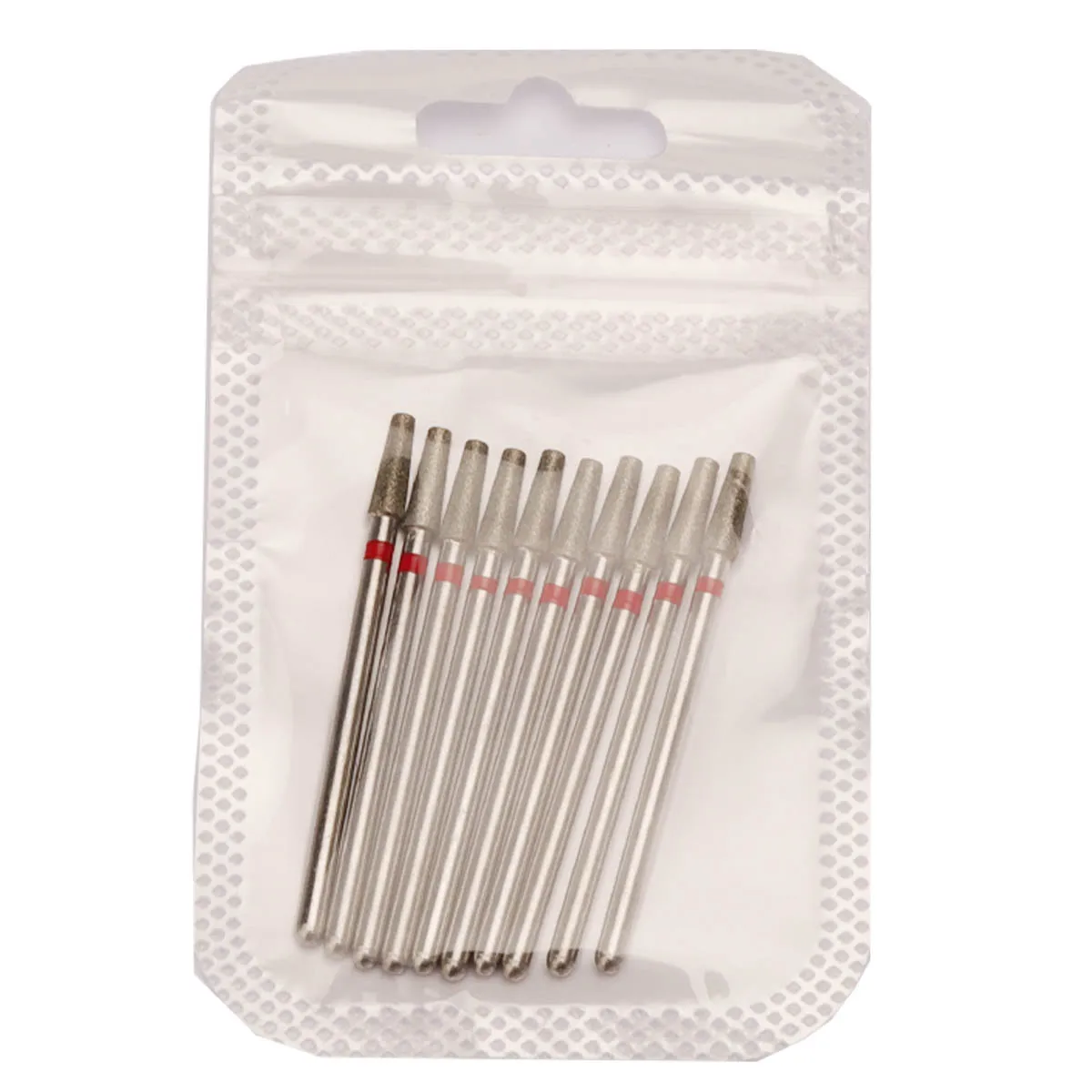 10 قطعة/الحزمة أظافر ماسية مجموعة لقمة مثقاب قواطع الطحن الكهربائية ل مانيكير الروتاري لدغ مانيكير إهاب نظيفة الحفر اكسسوارات #2