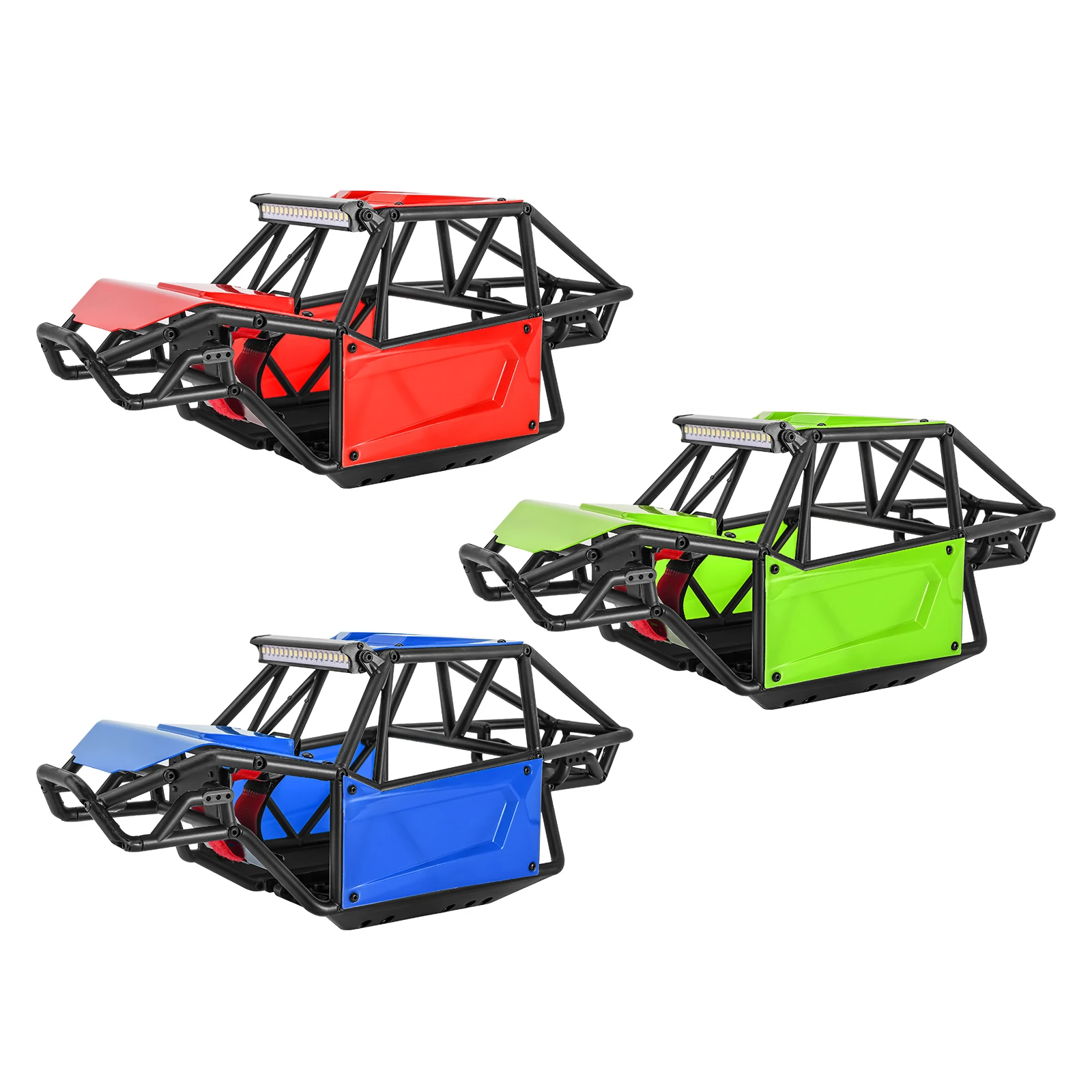 Injora Nylon Rock Buggy Body Shell Chassis Kit Voor 1/10 Rc Crawler Auto Axiale SCX10 Ii 90046 UTB10 Capra - afbeelding 2