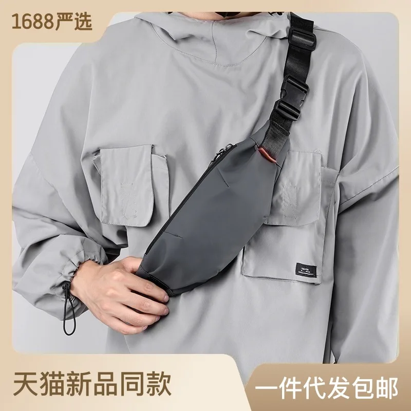 Men Crossbody Bag Male Belt Bag Brand Waterproof Fashion Chest Bags versatile simple waterproof shoulder crossbody bag