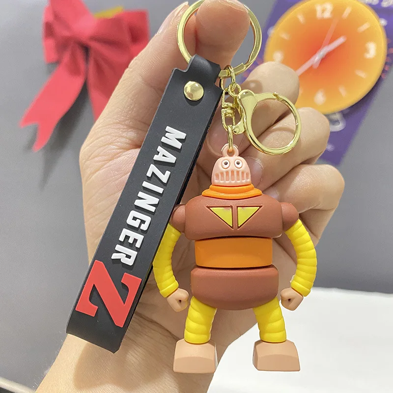 شيطان الميكانيكية المحارب الحديد درع العالمي رجل روبوت Gundam سيارة المفاتيح قلادة حقيبة سلسلة التبعي #4